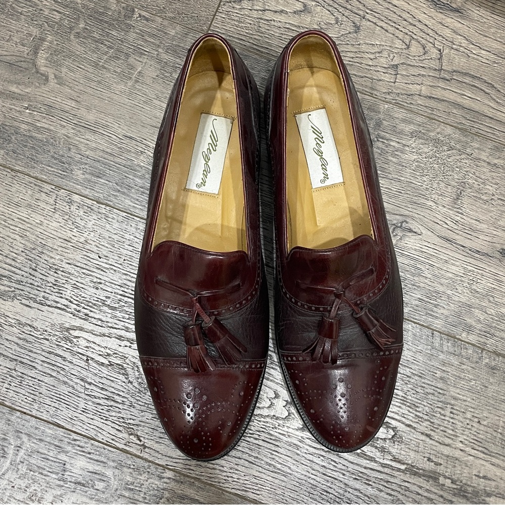 Mezlan Havana Men’s Madallion Tassel Loafers
